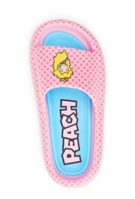 GROUND UP Women's Size 10 Nintendo Princess Peach Comfort Pillow Slide Slippers - Image 1 of 4