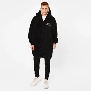 NEWCASTLE HOWAY THE LADS Custom Comfy Hooded Blanket Oversized Hoodie - BLACK - Picture 1 of 2