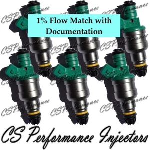 1% Flow Match OEM Bosch Fuel Injectors 0280150415 for 1991-1999 BMW 2.5L 3.0L I6 - Picture 1 of 5