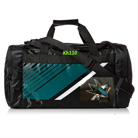 San Jose Sharks NHL Gym Travel Luggage Medium Duffel Bag Cover
