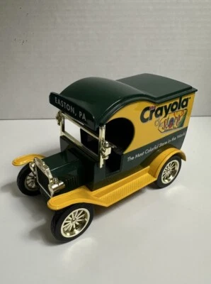 Camión de reparto Crayola 1998, Ford Modelo T 1912, banco fundido a presión, edición limitada Foto 1 de 4