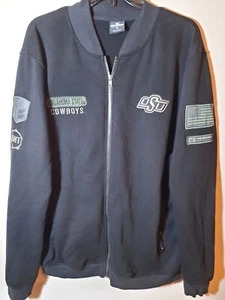 OSU Oklahoma State University OHT Full Zip Men's XL NWT $54.99 MSRP--NEW w/o Tag - Picture 1 of 3