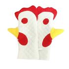 Comfortable and Stylish Rooster Design Oven Mitts for Culinary Adventures