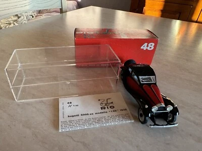 Splendida Bugatti 5000 CC T 50 N.48 Rio scala 1:43 nuova in box da collezione - Immagine 1 di 4