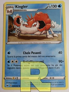 2x Kingler ® Scudo e Spada 044/202 ® Non Comune ® Pokemon Italiano - Picture 1 of 1