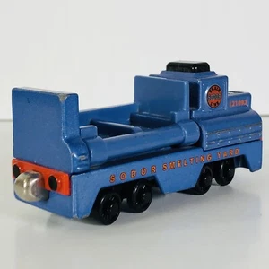 Dump Car Thomas the Train Diecast Sodor Smelting Yard Tender Metal Blue - Picture 1 of 12