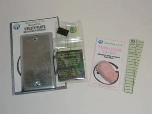 Magnetic Utility Plate & Chewing Gum Geocache containers - Cache Geocaching GPS - Picture 1 of 5