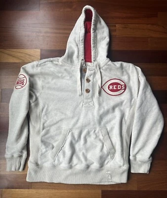 Sudadera con Capucha Mitchell & Ness Cincinnati Reds MLB XL Colección Cooperstown Foto 1 de 4