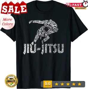 Jiu-Jitsu Shirts for BJJ Fans Vintage Distressed Great T-Shirt S-4XL. - Picture 1 of 14