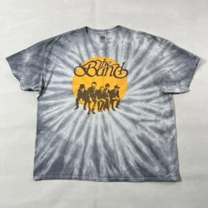 Camiseta The Band Hombres 2XL Logo Tie Dye Gris Etiqueta Gildan "The Band" - Imagen 1 de 11