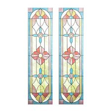 Stained Glass Effect Window Film Multi-Coloured Reusable & Repositionable