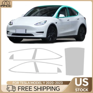 2020-2024 Tesla Model Y Sunroof Precut Paint Protection Film Gloss Clear PPF TPU - Picture 1 of 20