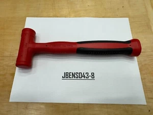 Herramientas Snap-on EE. UU. NUEVO ROJO 10 oz / 280 g Slimline cara suave martillo soplado muerto HBSE10 - Imagen 1 de 11