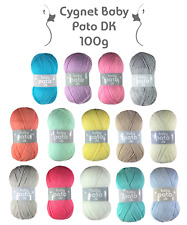 Cygnet Baby Pato DK Soft Acrylic Knitting Yarn Wool 100g