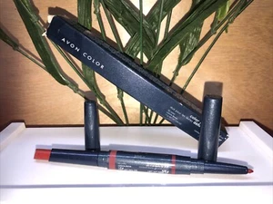 AVON Color Definition Lip Duo - Lip Color - Glimmersticks Lip Liner BRICK - NOS - Picture 1 of 1