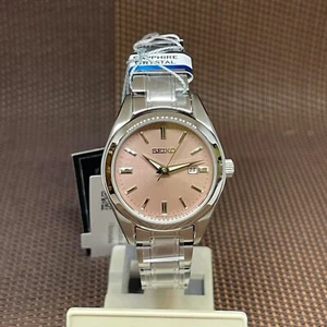 Seiko SUR529P1 Conceptual Salmon Dial Analog Stainless Steel Ladies Casual Watch - Picture 1 of 11