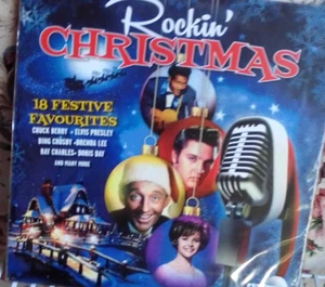 NEW & SEALED LP RECORD ROCKIN CHRISTMAS ELVIS PRESLEY ETC 18 SONGS MUSIC BANK - Picture 1 of 7