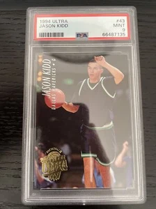 1994-95 Fleer Ultra #43 Jason Kidd Mavericks RC Rookie HOF PSA 9 MINT - Picture 1 of 4