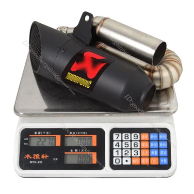 Silenciador de 51 mm con punta de escape para Triumph Street Triple 765 R/RS/S 2017-2023 Foto 1 de 4