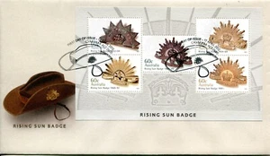 2012 Rising Sun Badge - Miniature sheet FDC APM44311 - Picture 1 of 2