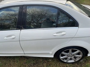 MERCEDES C CLASS W204 Door White Left Passenger Side Rear Door ( Bare Doors) - Picture 1 of 7