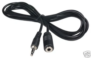 6 Fuß 3,5 mm Buchse Stereo auf 3,5 mm Stecker Stereo Verlängerungskabel - Bild 1 von 1