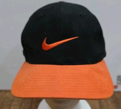 De colección Nike Bordado Negro y Naranja Baltimore Orioles Snapback Foto 1 de 4