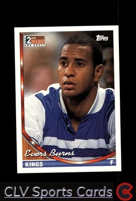 Basketball sports Topps Evers Burns Sacramento Kings Near Mint or Better Rookie - Image 1 of 2