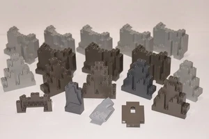 Lego Castle Stücke Berg Felsen Wandpaneele dunkelgrau Menge 18 - Bild 1 von 8