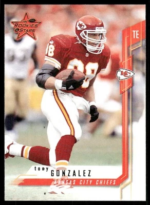 2001 Leaf 新秀和明星 - Tony Gonzalez #90 — 第 1/2 张图片