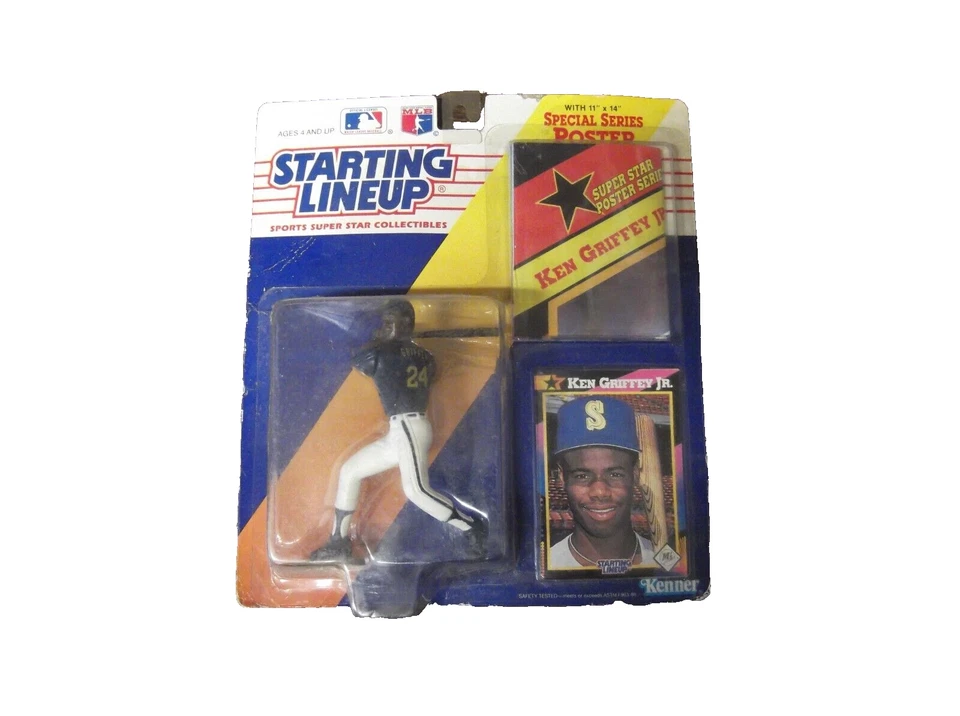 Kenner 1992 alineación inicial Ken Griffey Jr. Mariners figura sellada nueva Foto 1 de 1
