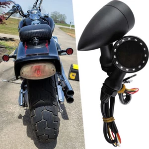 Motorcycle LED Turn Signal Light Red Amber Bullet For Yamaha V-Star 650 950 1100 - Picture 1 of 8