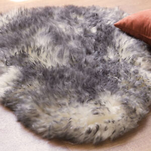 Genuine Soft Sheepskin Rugs Leather Fur Pelts 2x3 2x6 4x6 Natural Chair Covers