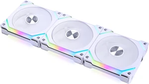 Lian Li UNI Fan SL120 V2 RGB White Triple Pack with Controller - UF-SL120V2-3W ( - Picture 1 of 12