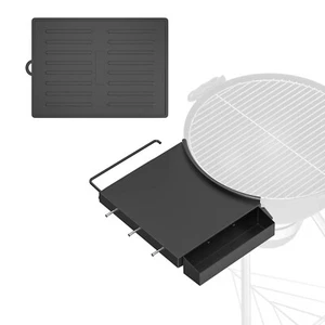 Grill Table Shelf for Weber 22 Inches Kettle Master Touch/Original Kettle Cha... - Picture 1 of 8