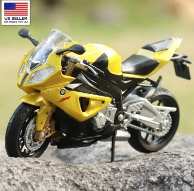 BMW S1000RR SPORT BIKE 1:18 BRAND NEW REPLICA NIB MOTORCYCLE MODEL BY WELLY GIFT - Image 1 of 4