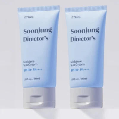 Crema solar hidratante ETUDE HOUSE Soon Jung X Director's 100 ml (50 ml x 2ea) 2024' Foto 1 de 4