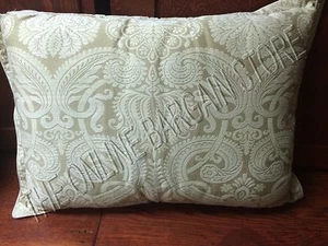 Frontgate Bett Schlafzimmer Überwurf Kissen Beige Östliche Akzente Floral 24x18 Lendenwirbel  - Bild 1 von 1