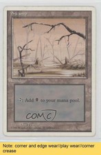 1995 Magic: The Gathering - Core Set: 4th Edition Swamp READ 09d9