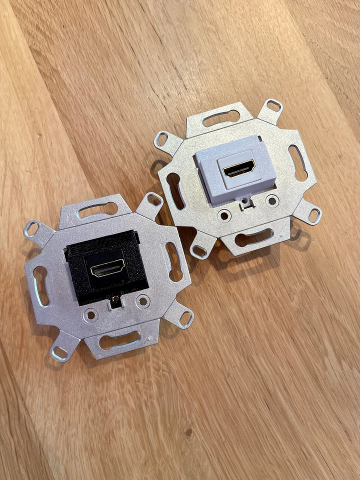 HDMI 2.0 4K Anschlussdose  Unterputz universell passend zu TAE-Abdeckungen - Bild 1 von 1