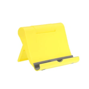 Téléphone Portable Support, Multi-Angle Tablet Support Tablets E-Lecteurs, Jaune - Photo 1 sur 6