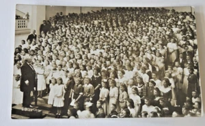 REAL PHOTO ODENSE DENMARK MASS CHILDREN’S CHOIR E BIERING PHOTO c1900 #3 - Picture 1 of 2