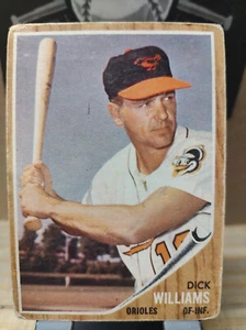 1962 Topps #382 Dick Williams Baltimore Orioles - Picture 1 of 2