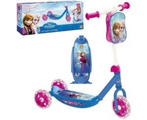 Kinder Tri Wheel Frozen Scooter mit verstellbarem Lenker PVC Räder & Grafik - Bild 1 von 5