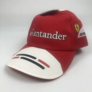 Santander Ferrari Hat Cap Strap Back Red NWT - Picture 1 of 8