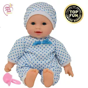 11 inch Soft Body Boy Baby Doll in Gift Box - Doll Pacifier Included -Toy Dolls - Picture 1 of 6