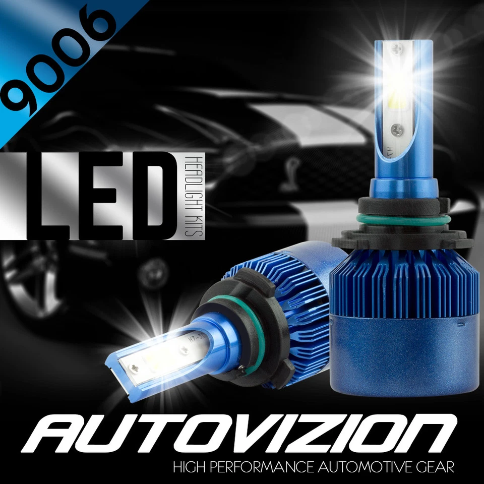 AUTOVIZION LED HID Headlight kit 9006 White for 1989-1992 Mitsubishi Mirage - Изображение 1 из 1