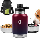 Hemli 32 Oz Dog Water Bottle Insulated Dog Travel Water Bottle Stainless Stee