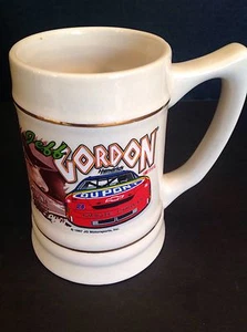 Taza de cerámica Jeff Gorden Motorsports 1997 cerveza piedra nueva NASCAR - Imagen 1 de 1