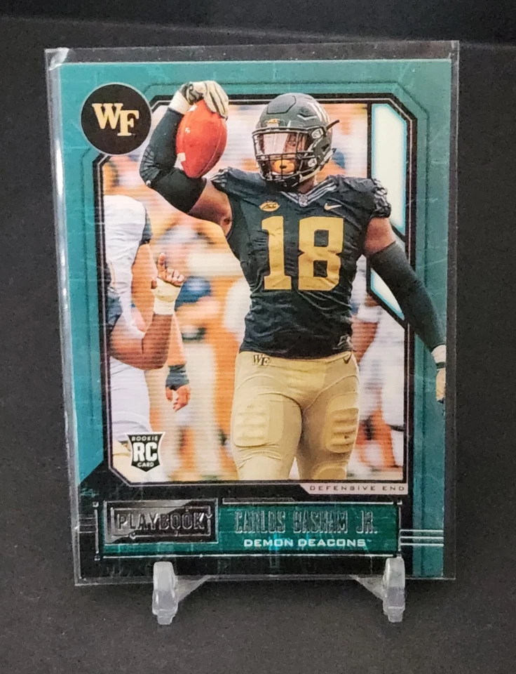 Carlos Basham Jr. 2021 Panini Playbook - Buffalo Bills - Rookie RC #331  - Image 1 of 2